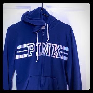 pink hoodie